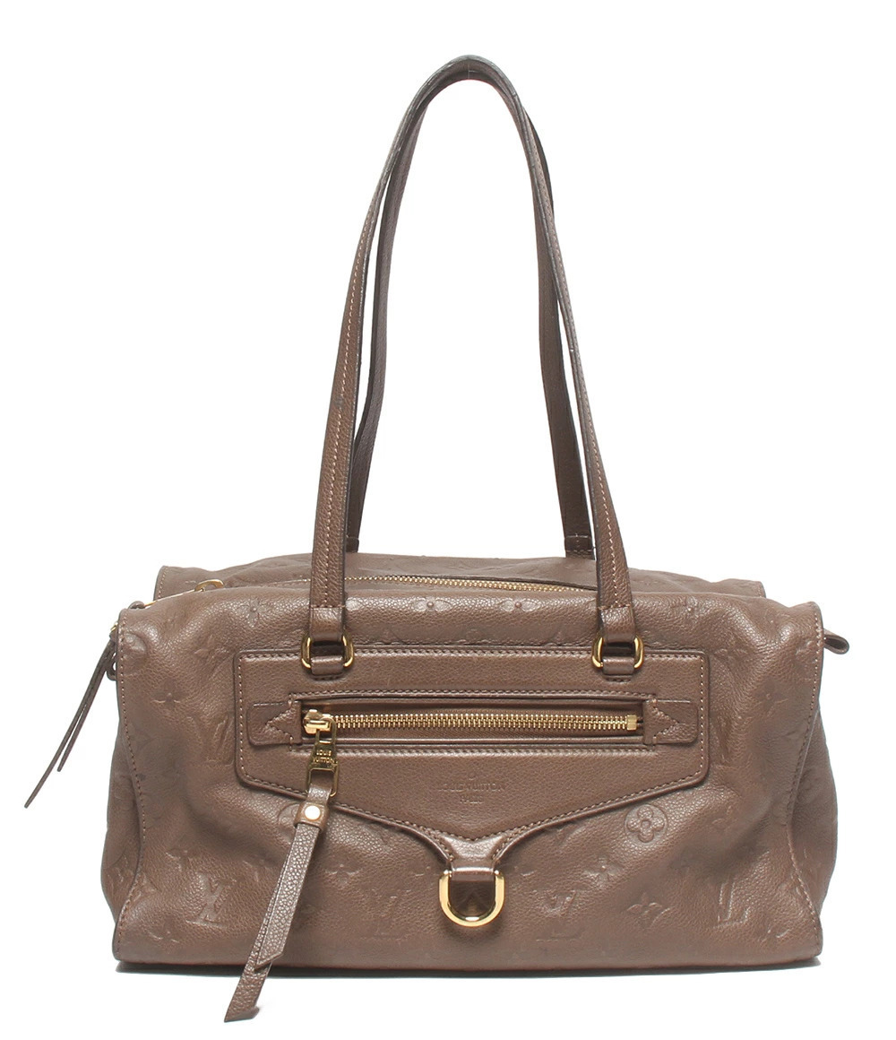 Louis Vuitton Tote Bag Inspire Monogram Empreinte Shoulder Bag Leather Brown